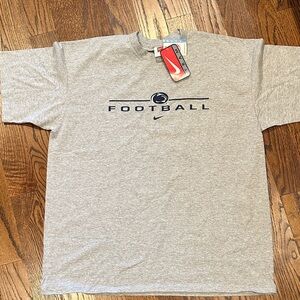 Penn Sate Football T- Short By Nike Official Licensed NWT Men's XL Vintage🖤